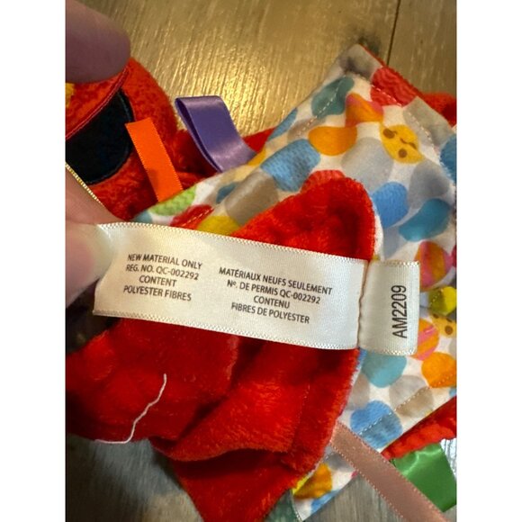 Sesame Street & Bright Starts Elmo Baby Lovey Blanket With Teether - Picture 5 of 8